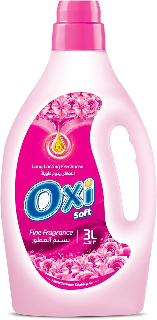 اوكسى منعم 3لتر روز