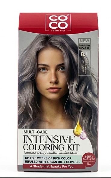 كوكو صبغه 8.1 اشقر رمادى