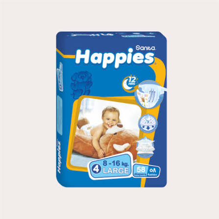 حفاضات هابنيس 4