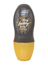 فيبكس 72HR رول حريمى اسود غطاء ذهبى