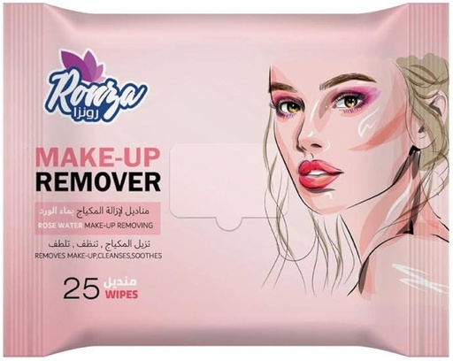 رونزا مزيل مكياج الوفيرا 25 منديل 
