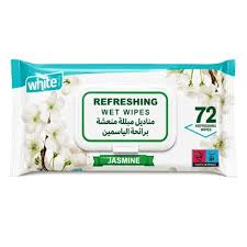 وايت مبلل منعش روائح (72 منديل)